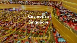 Inside the Casino of Marina Bay Sands
