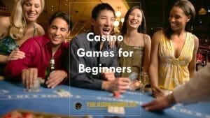 Asian Gamblers Playing in a Casino Hotel