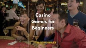 Asian Gamblers Playing in a Casino Hotel