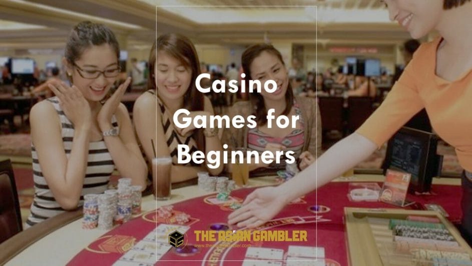 Asian Gamblers Playing in a Casino Hotel