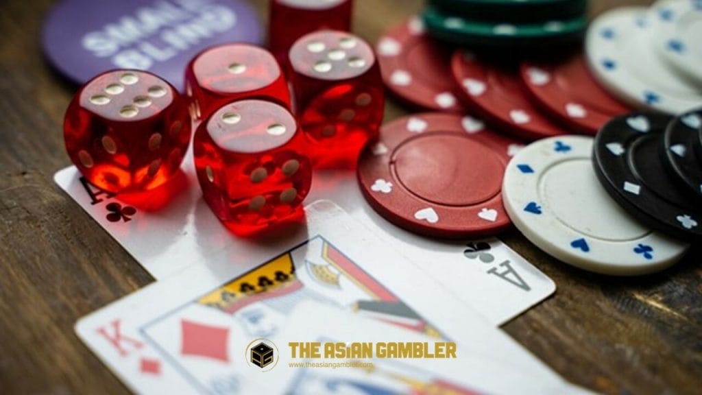 Casino, gambling, chips, deck of cards, dice, Filipino gamblers